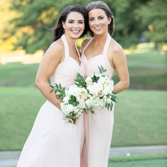 Bella Bridesmaids, Bill Levkoff, 990 in Petal Pink - Picture 1 of 2